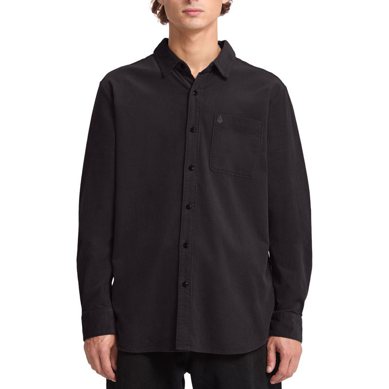 Camisa Volcom: Zander LS (Asphalt Black)