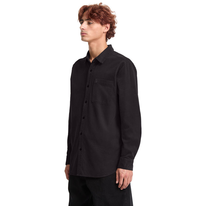 Camisa Volcom: Zander LS (Asphalt Black)