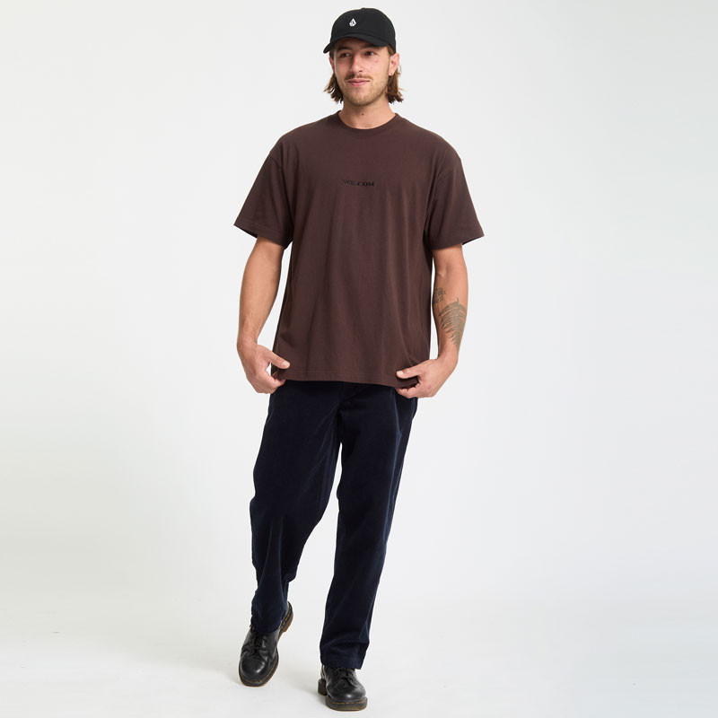 Camiseta Volcom: Volcom Stone LSe Sst (Cacao)
