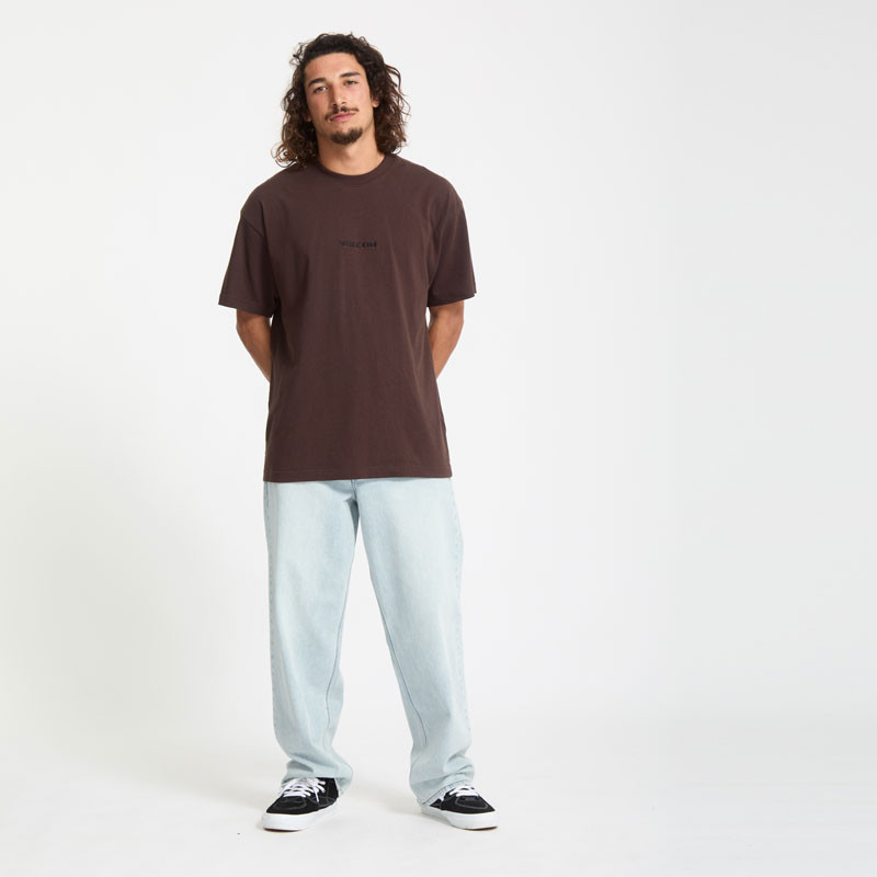 Camiseta Volcom: Volcom Stone LSe Sst (Cacao)