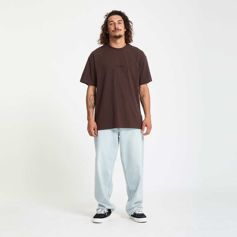 Camiseta Volcom: Volcom Stone LSe Sst (Cacao)