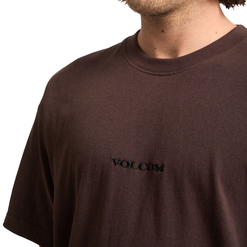 Camiseta Volcom: Volcom Stone LSe Sst (Cacao)
