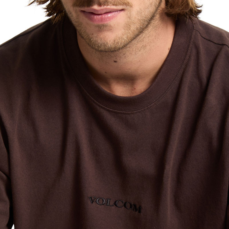 Camiseta Volcom: Volcom Stone LSe Sst (Cacao)