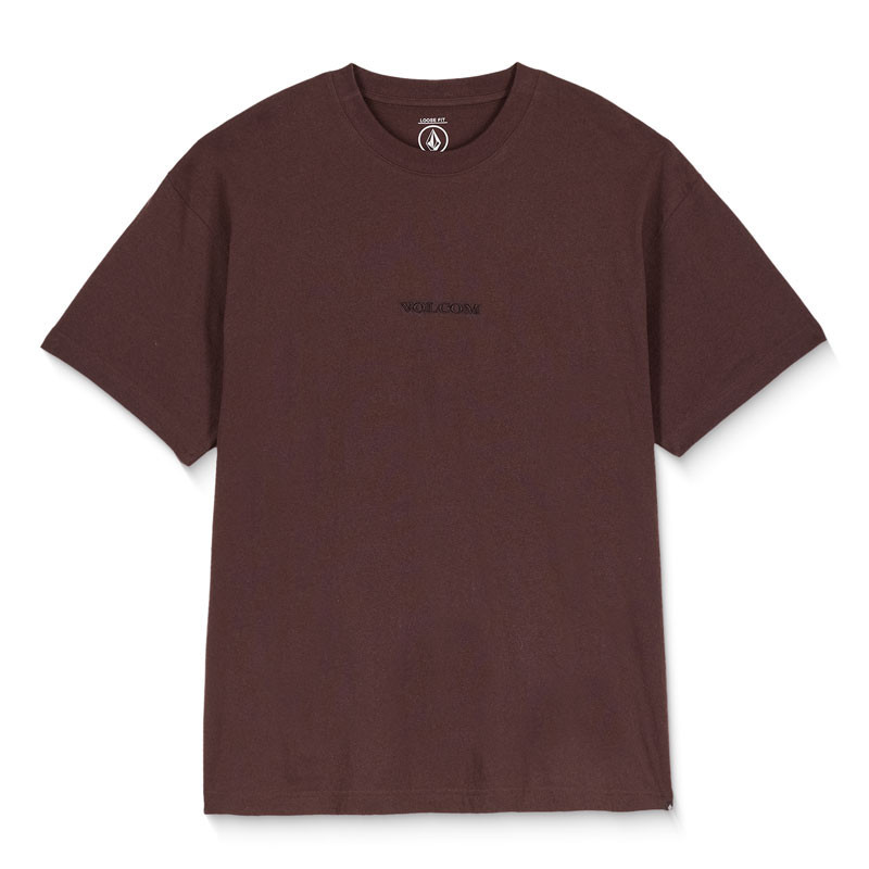 Camiseta Volcom: Volcom Stone LSe Sst (Cacao)