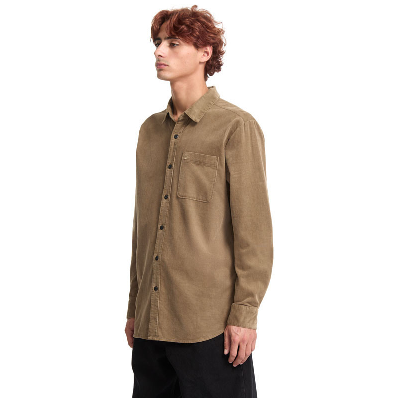Camisa Volcom: Zander LS (Teak)