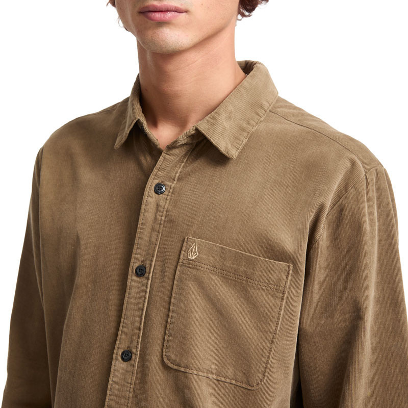 Camisa Volcom: Zander LS (Teak)