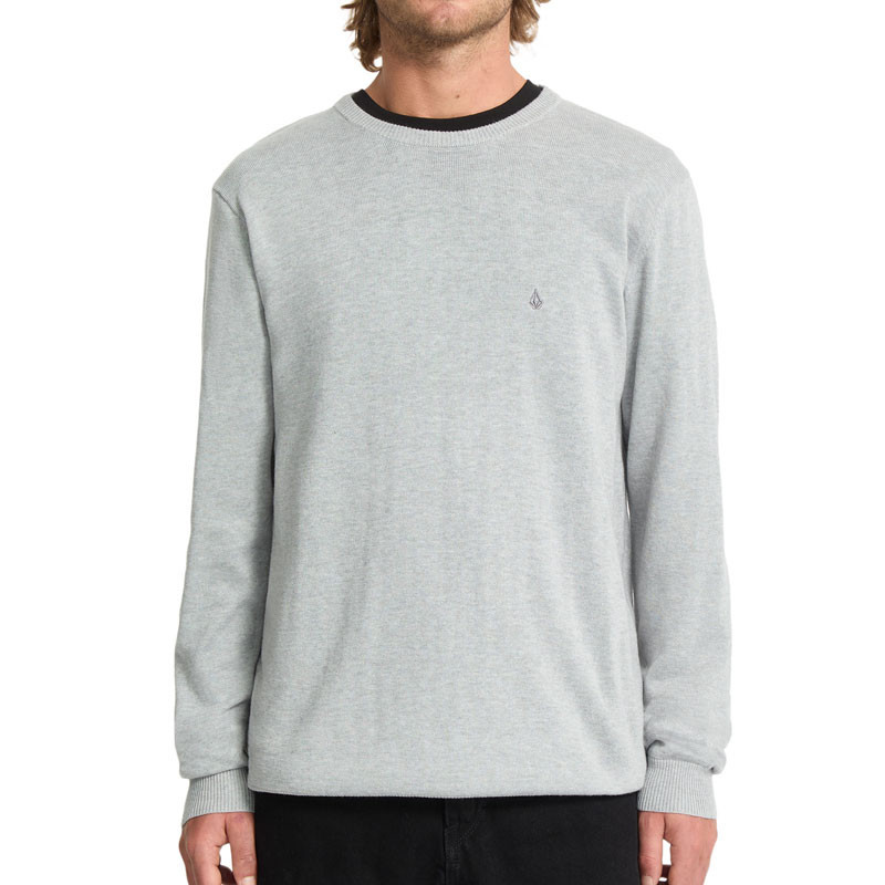 Jersey Volcom: Uperstand Sweater (Light Grey Heather)