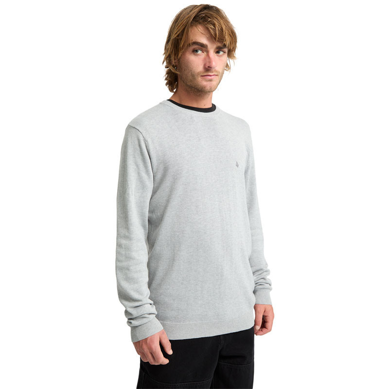 Jersey Volcom: Uperstand Sweater (Light Grey Heather)