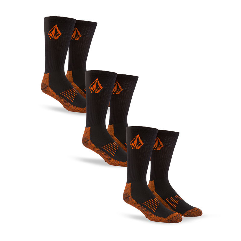 Calcetines Volcom: Volcom Workwear Sock 3Pk (Black)