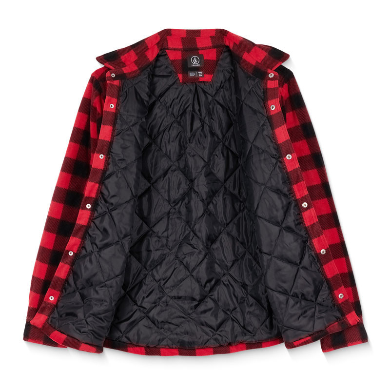 Chaqueta Volcom: Bowered Fleece LS (Lifeguard Red)