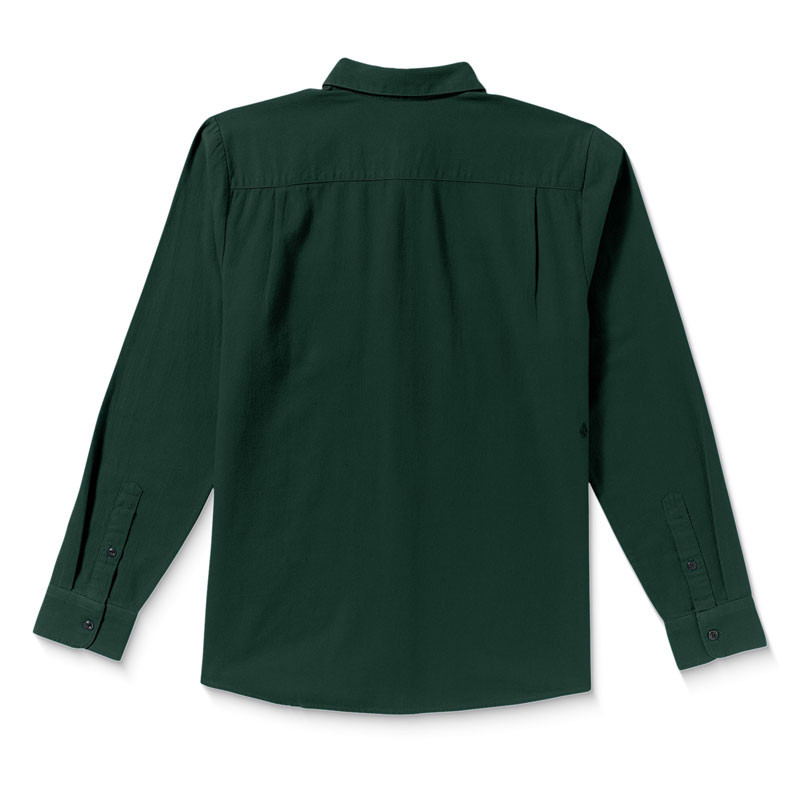 Camisa Volcom: Caden Solid LS (Scarab)