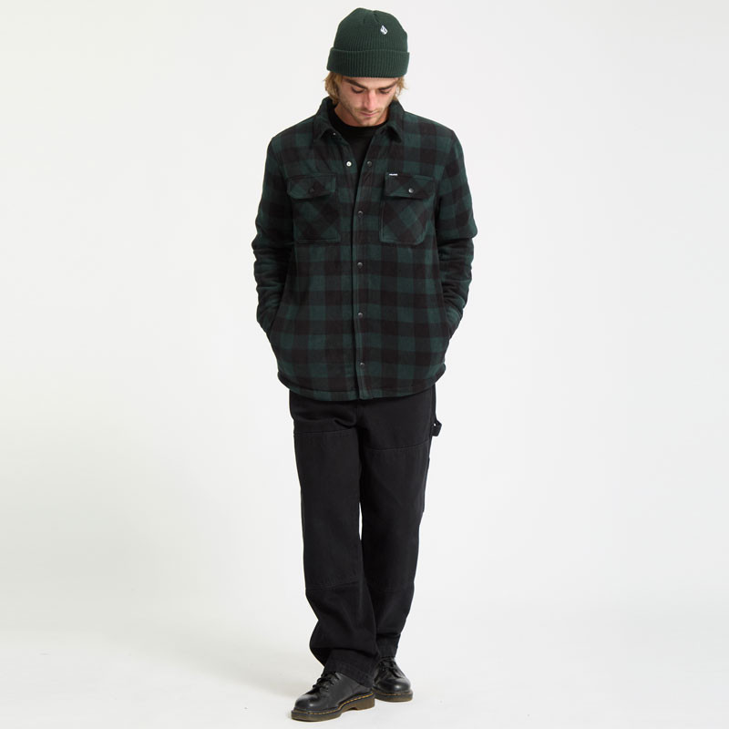 Chaqueta Volcom: Bowered Fleece LS (Scarab)