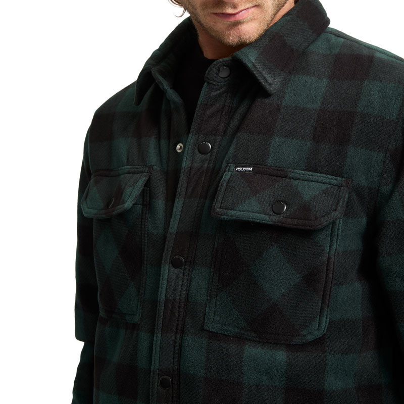 Chaqueta Volcom: Bowered Fleece LS (Scarab)