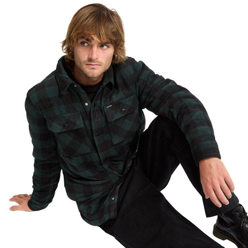 Chaqueta Volcom: Bowered Fleece LS (Scarab)