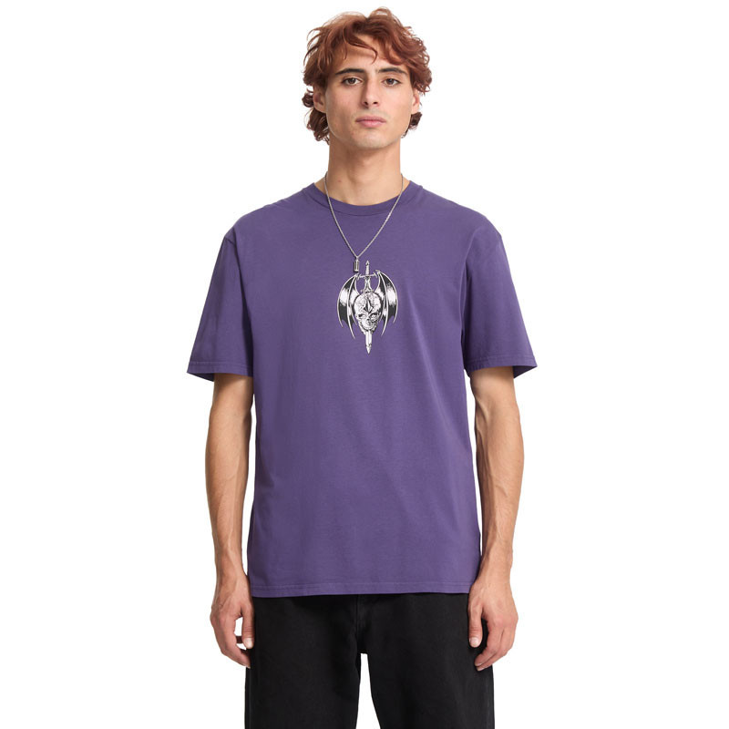 Camiseta Volcom: Sworder Pw Sst (Dark Purple)