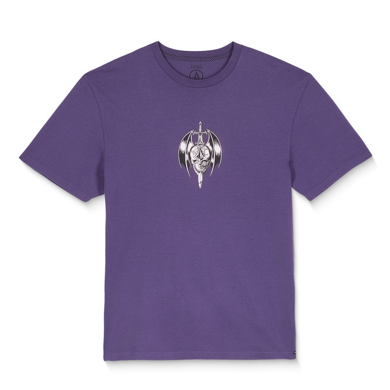 Camiseta Volcom: Sworder Pw Sst (Dark Purple)