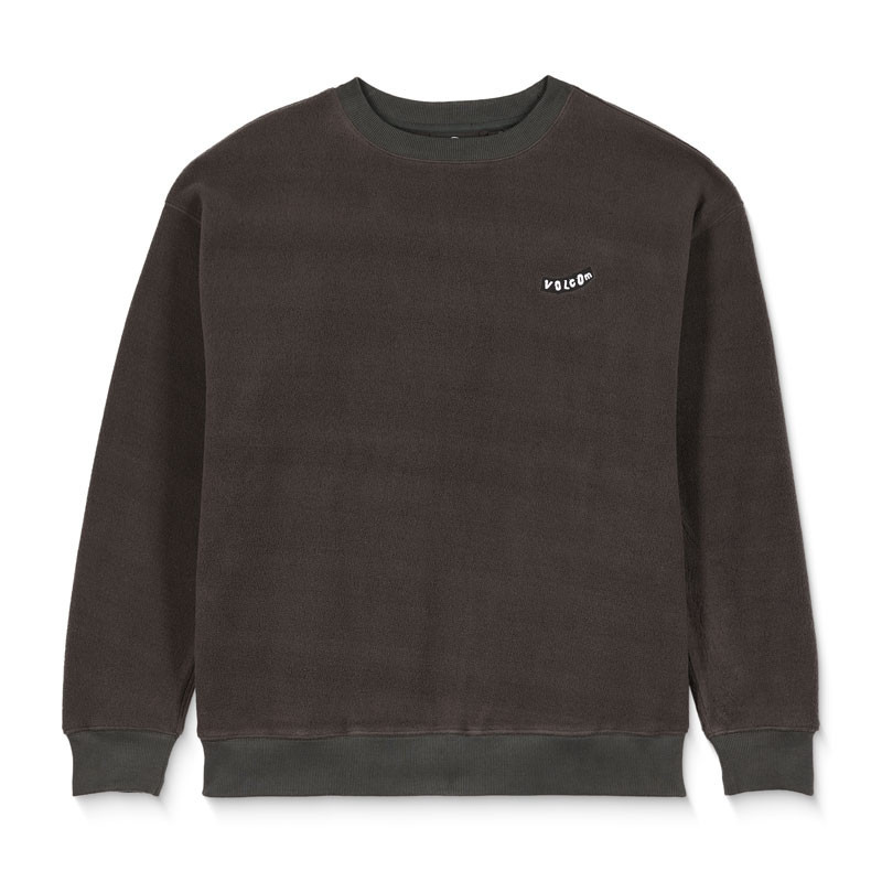 Sudadera Volcom: Too Kool LSe Crew (Rinsed Black)