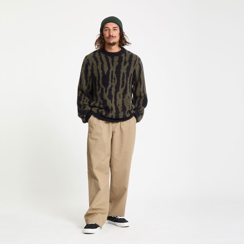 Jersey Volcom: Wazermoon Sweater (Black)