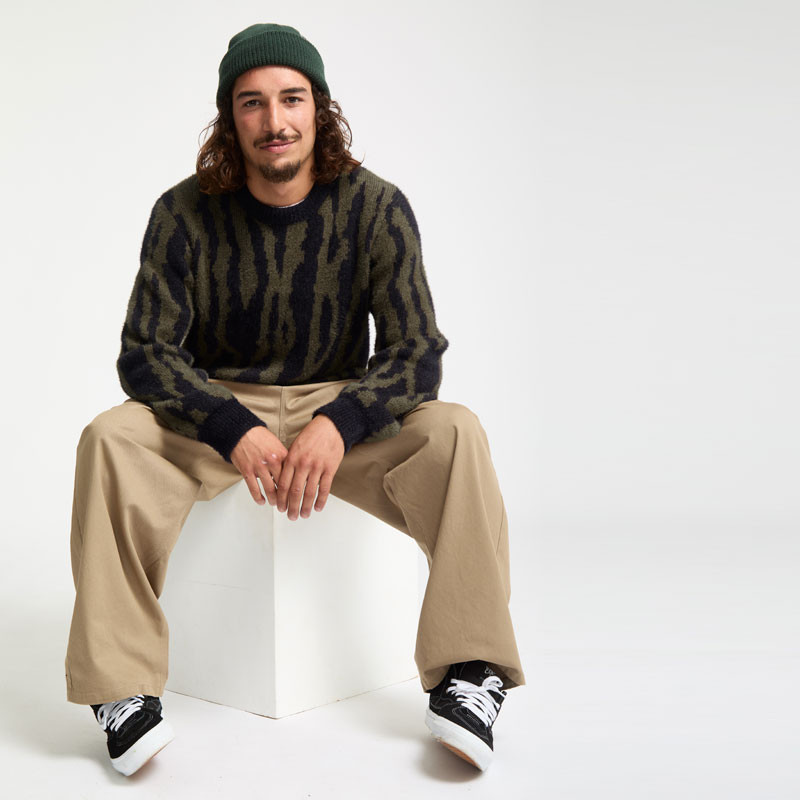 Jersey Volcom: Wazermoon Sweater (Black)