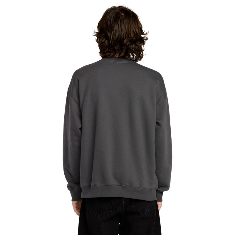 Sudadera Volcom: Single Stone Pw Crew (Asphalt Black)