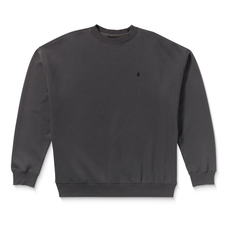 Sudadera Volcom: Single Stone Pw Crew (Asphalt Black)