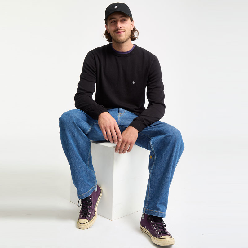 Jersey Volcom: Uperstand Sweater (Black)