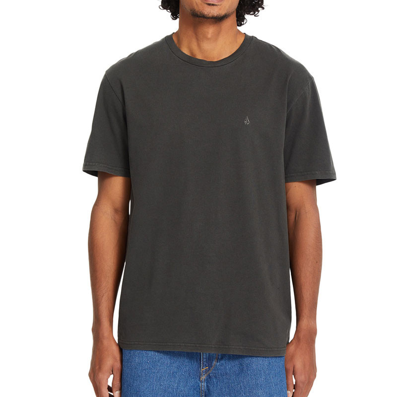 Camiseta Volcom: Solid Stone Emb Sst (Black)