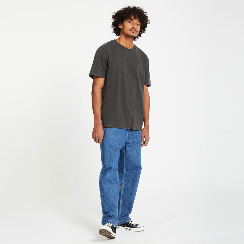 Camiseta Volcom: Solid Stone Emb Sst (Black)