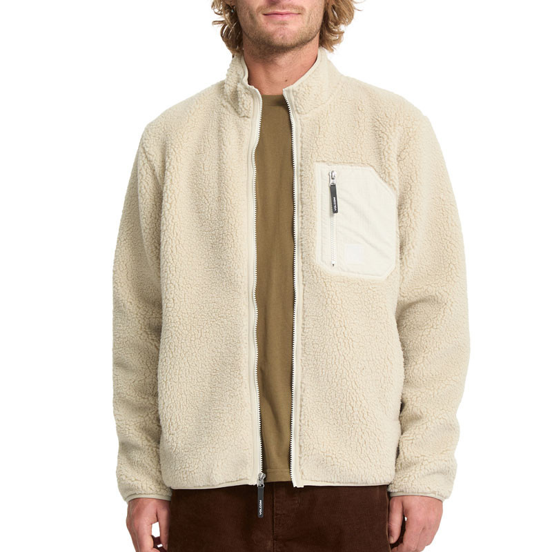 Chaqueta Volcom: Muzzer Fuzzar Zip (Stone)