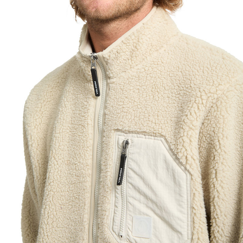 Chaqueta Volcom: Muzzer Fuzzar Zip (Stone)