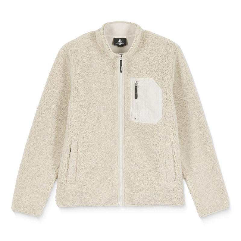 Chaqueta Volcom: Muzzer Fuzzar Zip (Stone)