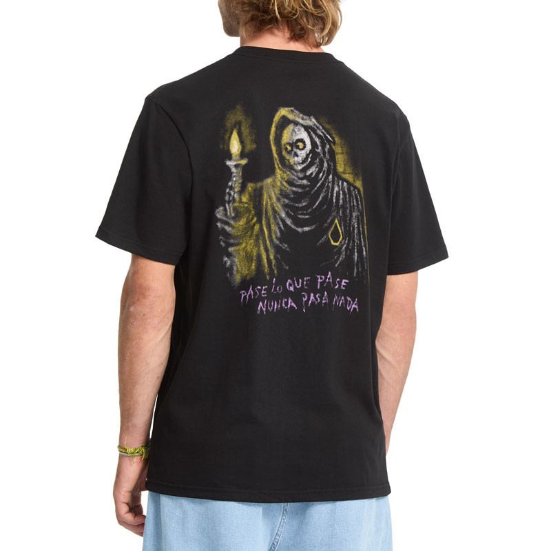 Camiseta Volcom: Nunca Pasa Sst (Black)