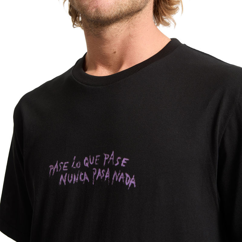 Camiseta Volcom: Nunca Pasa Sst (Black)