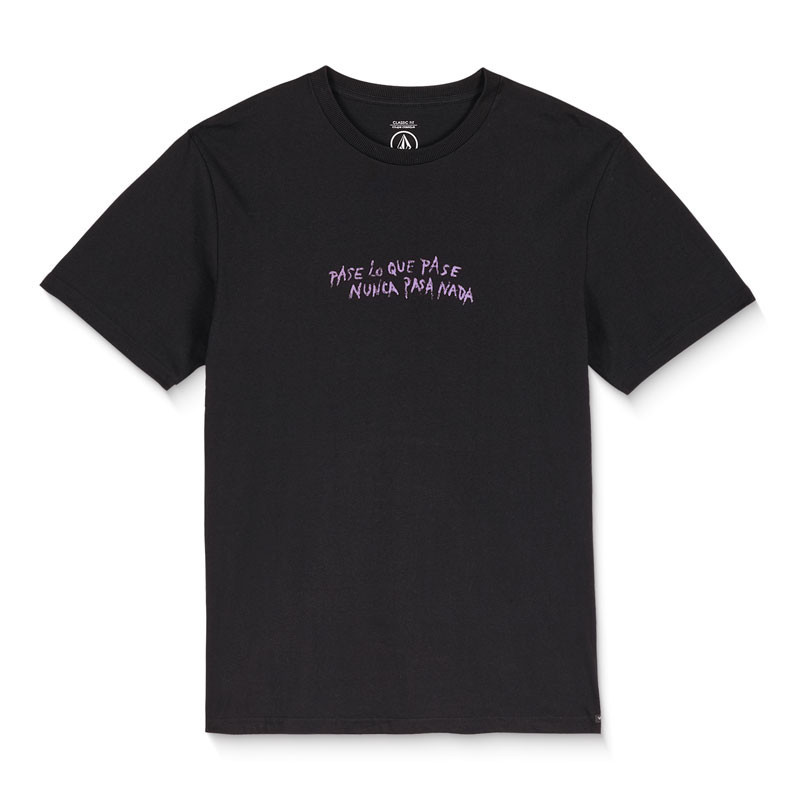 Camiseta Volcom: Nunca Pasa Sst (Black)