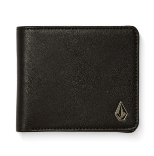Cartera Volcom: Slim Stone Pu Wallet S (Black)