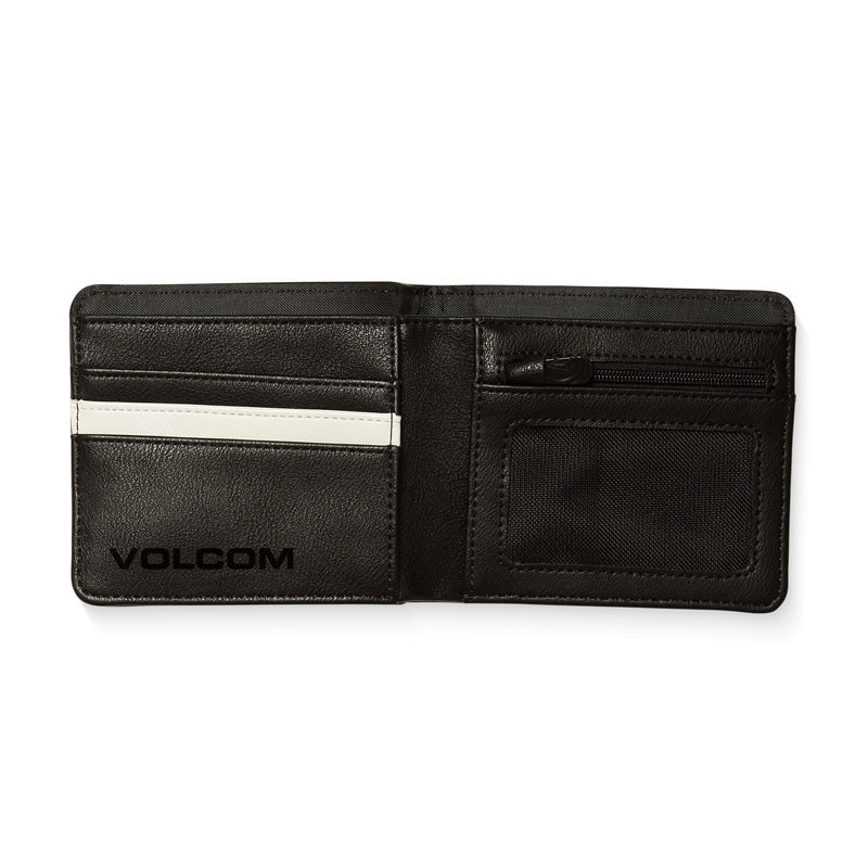 Cartera Volcom: Slim Stone Pu Wallet S (Black)