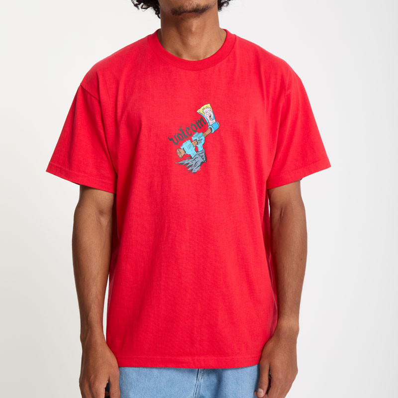 Camiseta Volcom: Fa Jj Villard Sst 3 (Lifeguard Red)