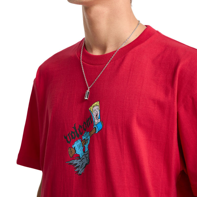 Camiseta Volcom: Fa Jj Villard Sst 3 (Lifeguard Red)