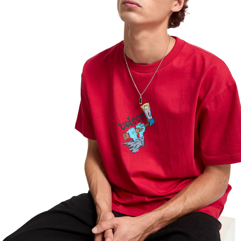 Camiseta Volcom: Fa Jj Villard Sst 3 (Lifeguard Red)