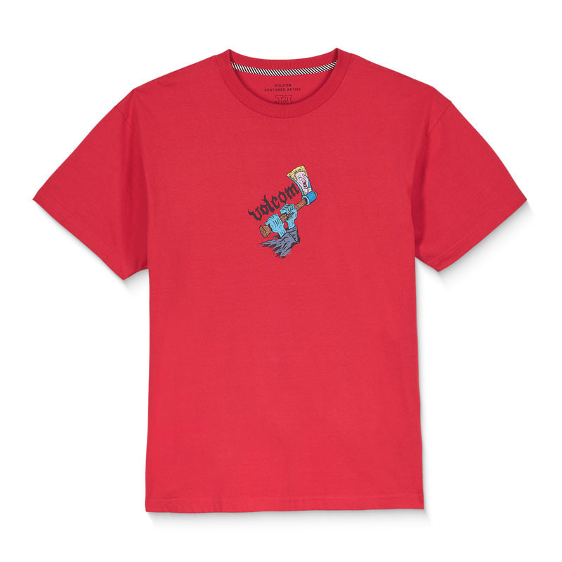 Camiseta Volcom: Fa Jj Villard Sst 3 (Lifeguard Red)