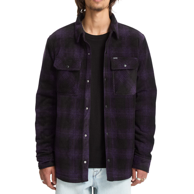 Chaqueta Volcom: Bowered Fleece LS (Dark Purple)