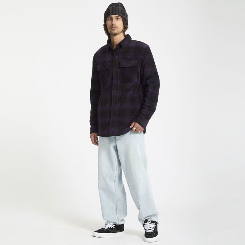Chaqueta Volcom: Bowered Fleece LS (Dark Purple)
