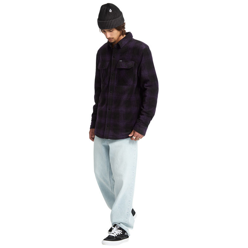 Chaqueta Volcom: Bowered Fleece LS (Dark Purple)
