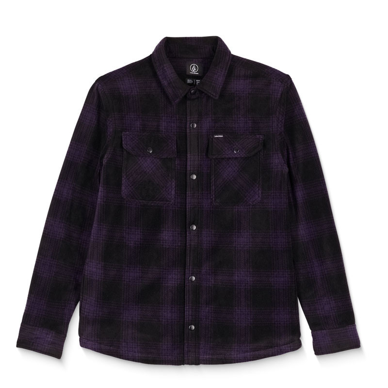 Chaqueta Volcom: Bowered Fleece LS (Dark Purple)