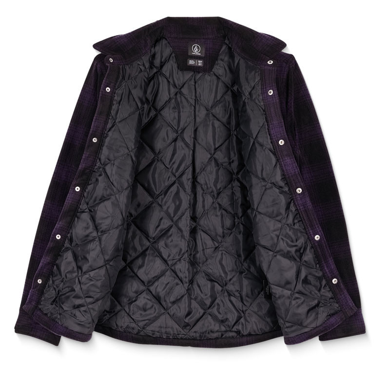 Chaqueta Volcom: Bowered Fleece LS (Dark Purple)