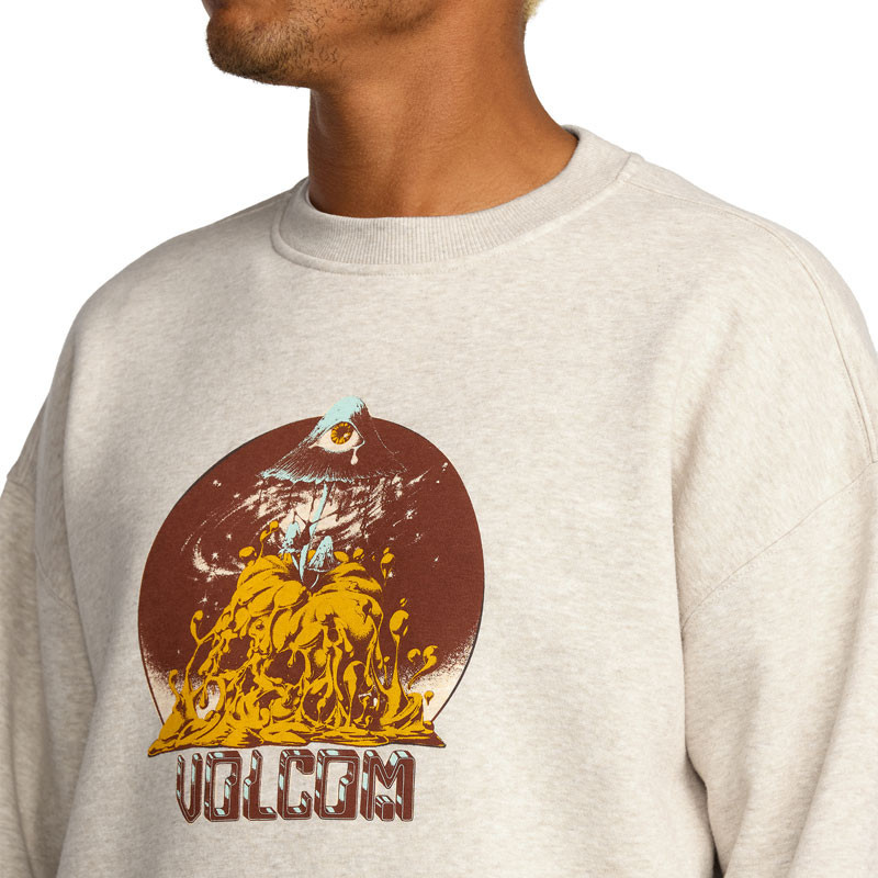 Sudadera Volcom: Fa Callum Rooney Crew (Dust Heather)