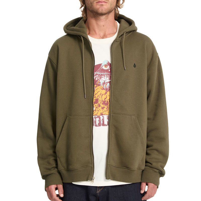 Sudadera Volcom: Single Stone Zip (Sage Leaf)