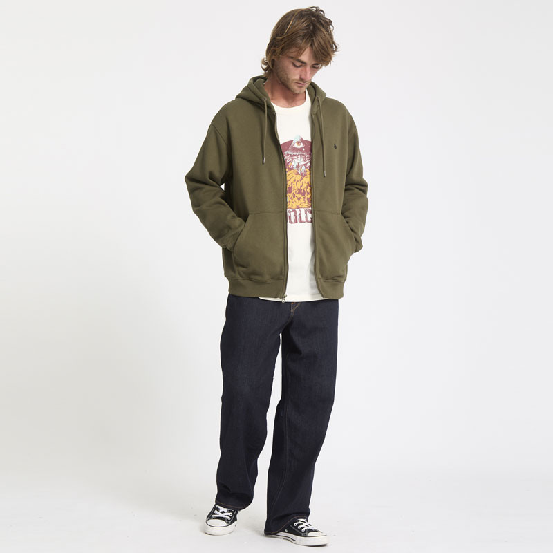 Sudadera Volcom: Single Stone Zip (Sage Leaf)