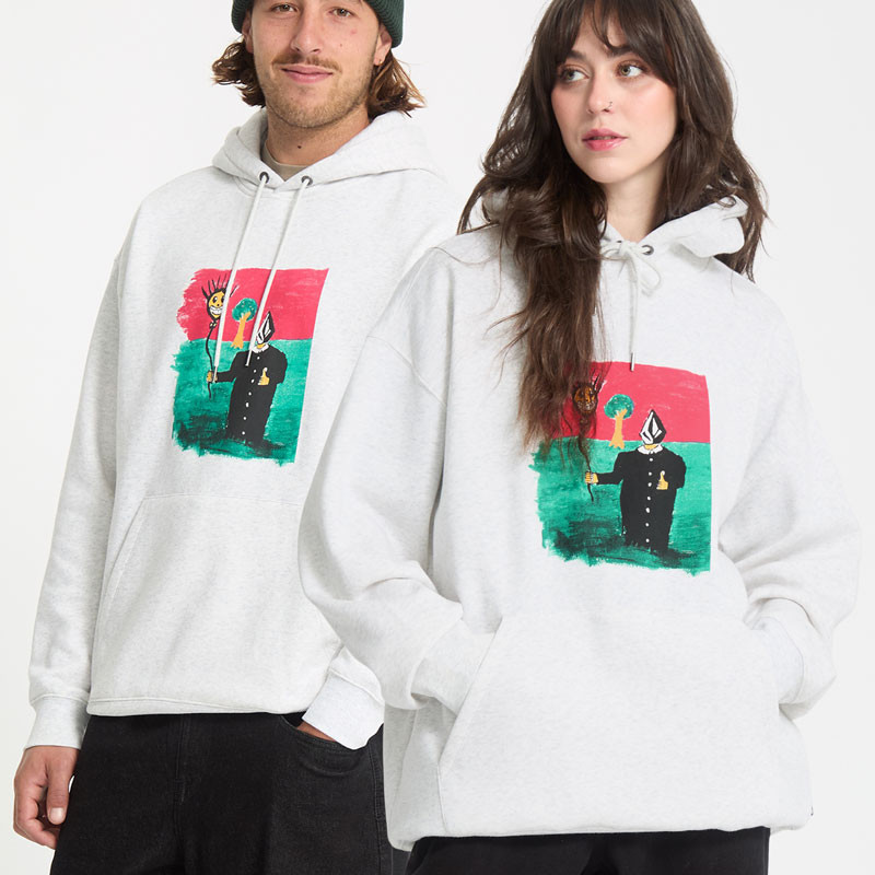 Sudadera Volcom: Issam Po (Bone Heather)