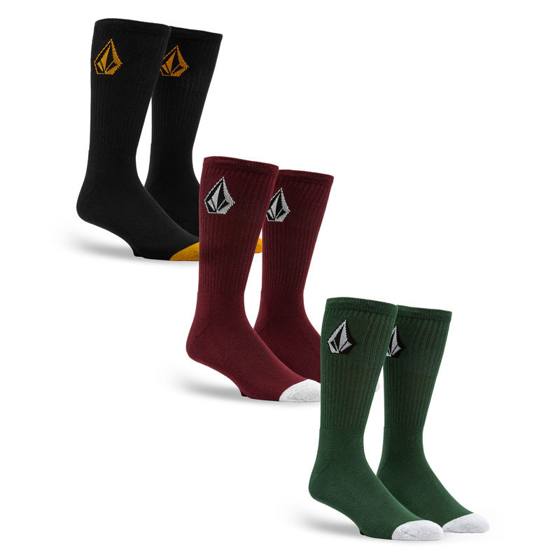 Calcetines Volcom: Full Stone Mix Sock 3Pk (Mix)
